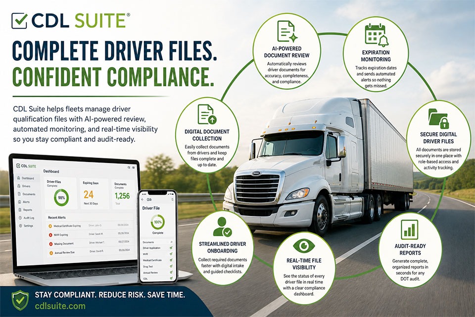 Common DOT Compliance Violations in Driver Files