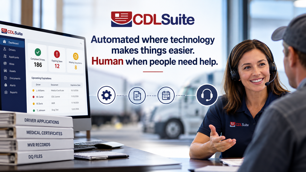Automated Where Technology Makes Things Easier. Human When People Need Help